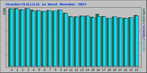 Stunden-Statistik im Monat November 2024